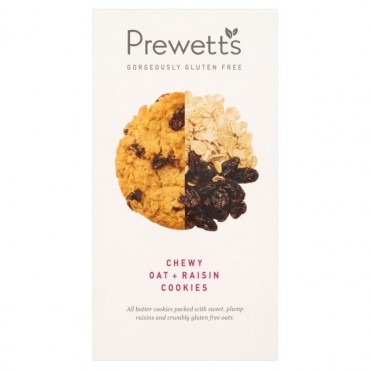 Prewett's Gluten Free Chewy Oat & Raisin Cookies 150g